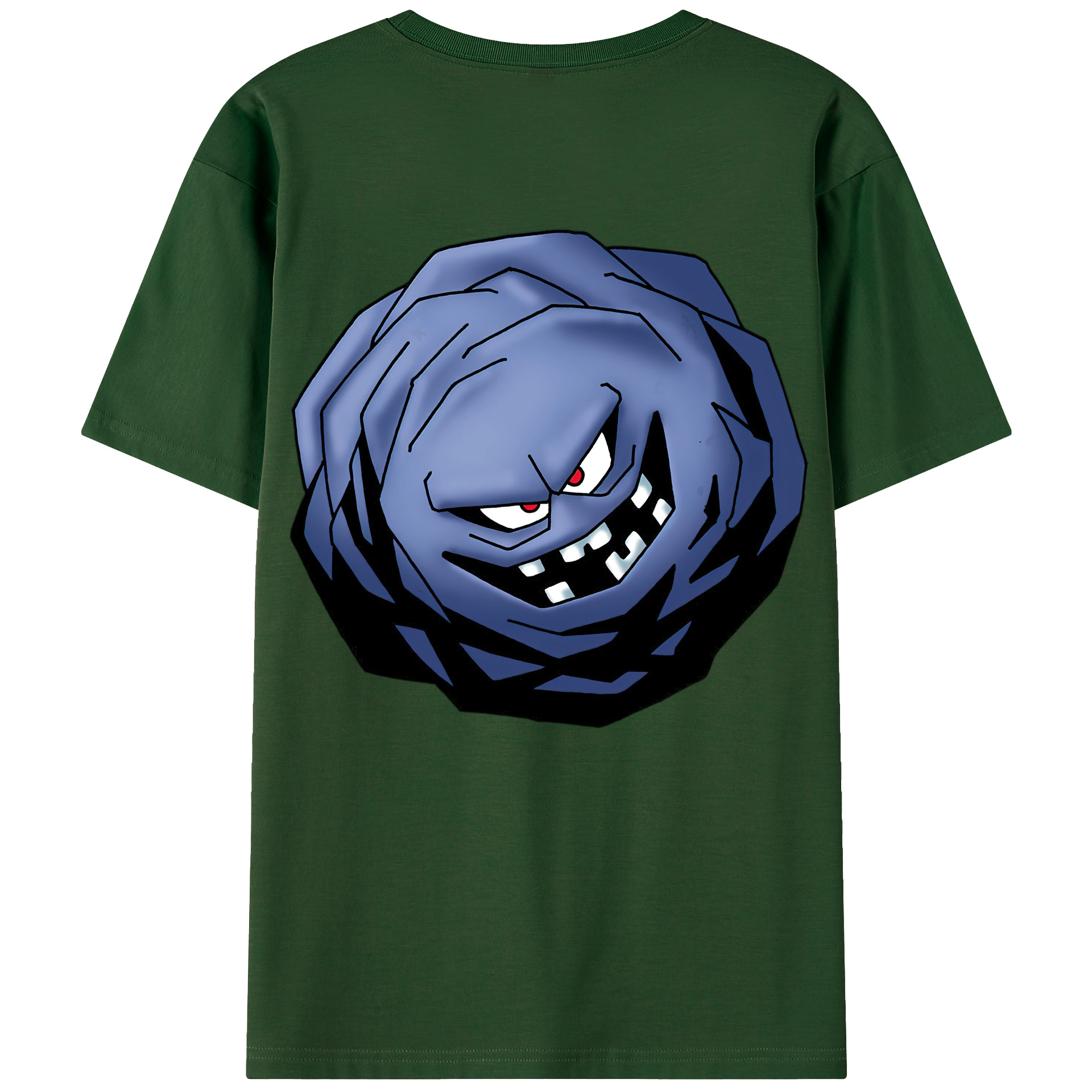 （画像用） ドラゴンクエスト Doragon Kuesuto Dragon Quest 綿100％半袖Tシャツ（背面プリント）